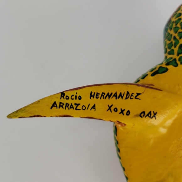 ROCIO HERNANDEZ ARRAZOLA XOXO OAX WOOD SEA TURTLE - Picture 10 of 10